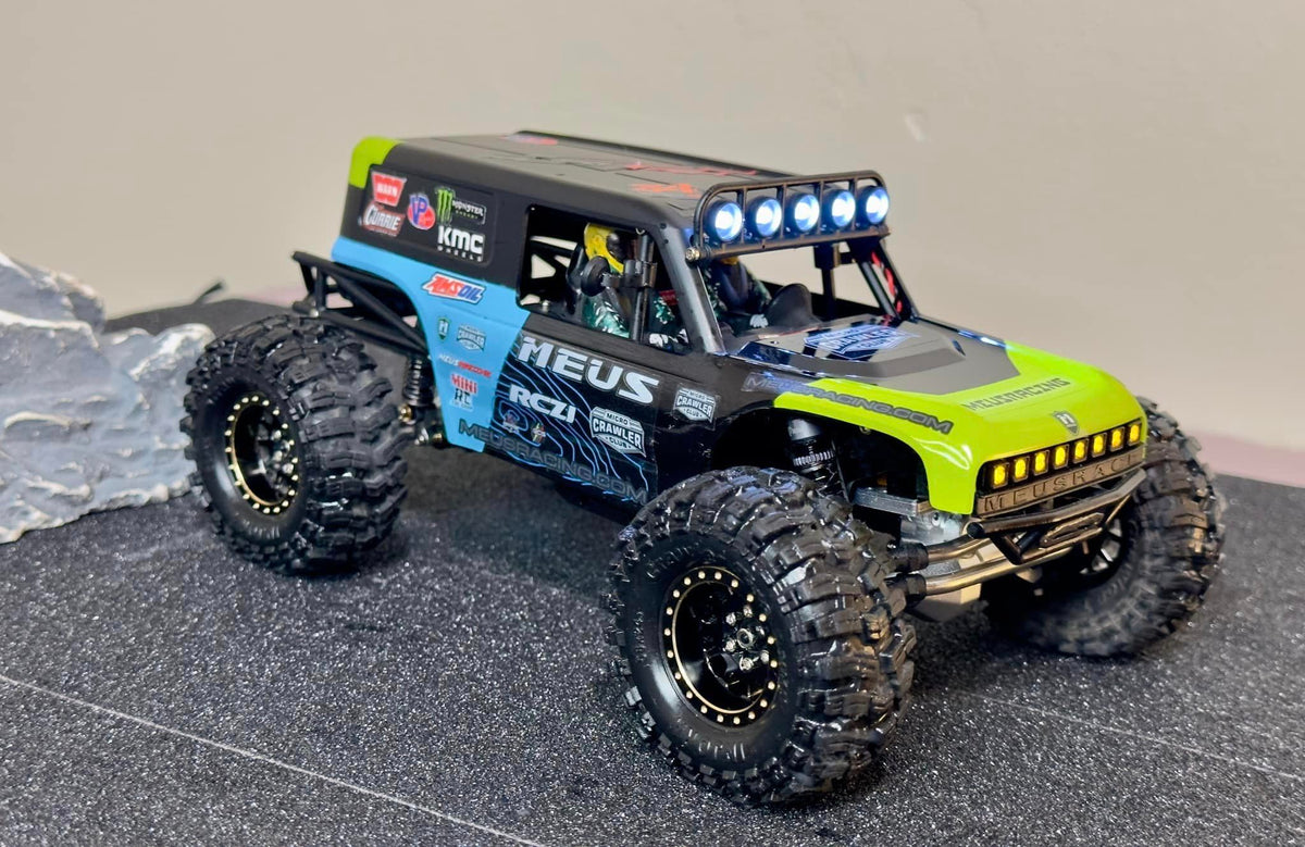 MEUS RACING MB24 ABS shell ready for assembly on 1/24 chassis
