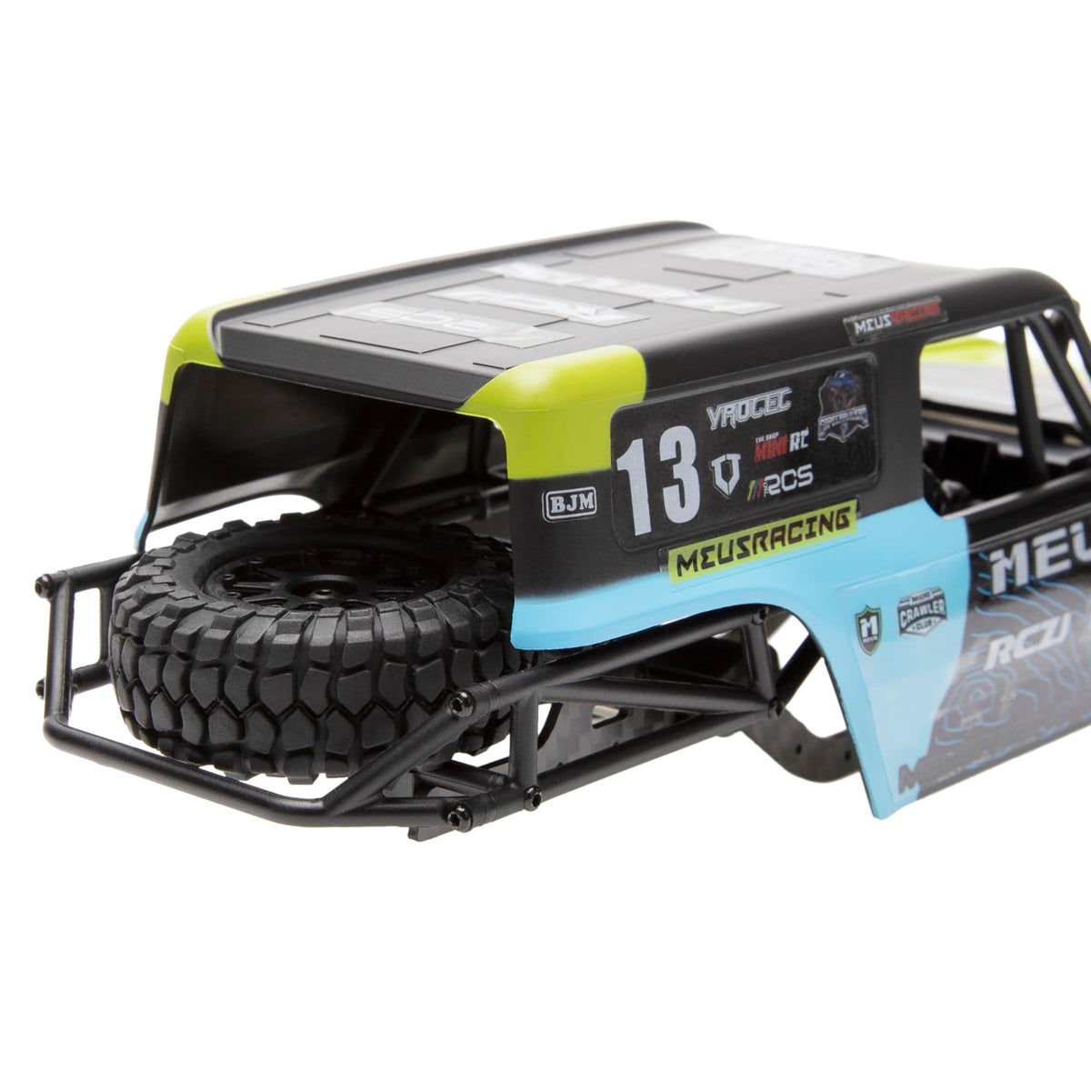MEUS RACING MB24 pre-painted surface with decorative stickers for fast assembly