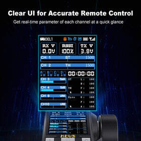 MEUS RACING ME-10B 10 channel configuration enables versatile RC operations