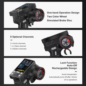 MEUS RACING ME-10B color screen UI showing real time channel data clearly