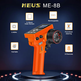 MEUS RACING ME-8B side shot highlighting compact profile and easy reach