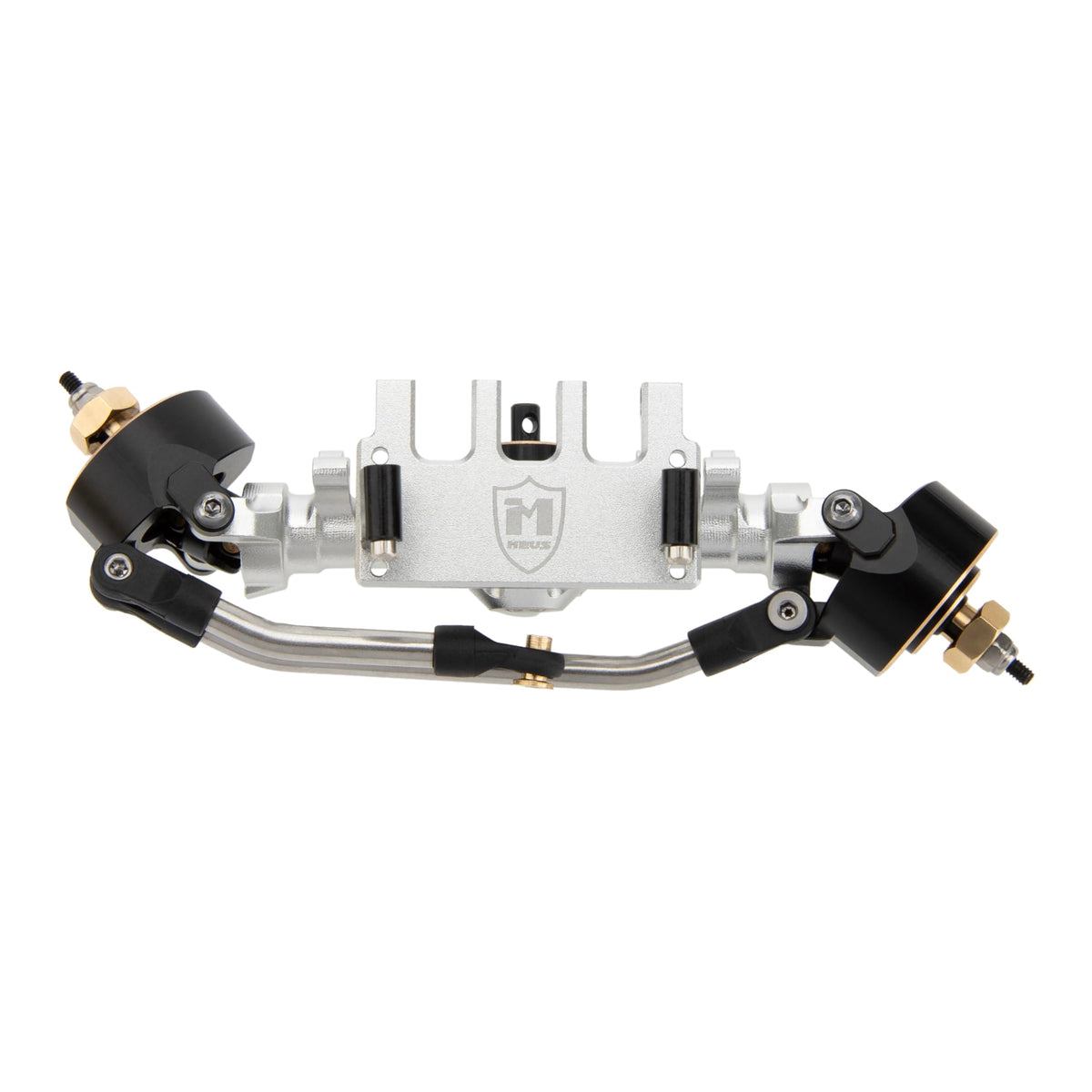 MEUS RACING Mullet brass knuckles and diff cover boost durability.