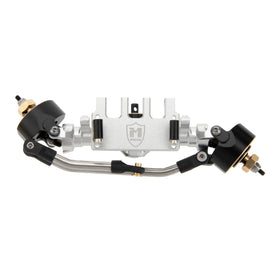 MEUS RACING Mullet brass knuckles and diff cover boost durability.