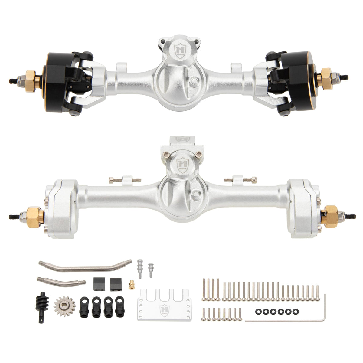 MEUS RACING Mullet front ISO V2 axle delivers precise steering on tough terrain.
