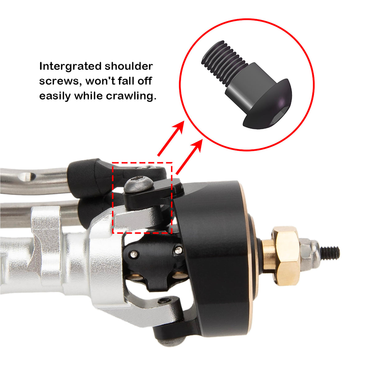 MEUS RACING Mullet front 14T gear offers flexible gearing options.
