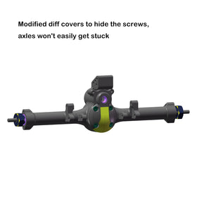 MEUS RACING Mullet rear underdrive (25%) aids stability on steep climbs.