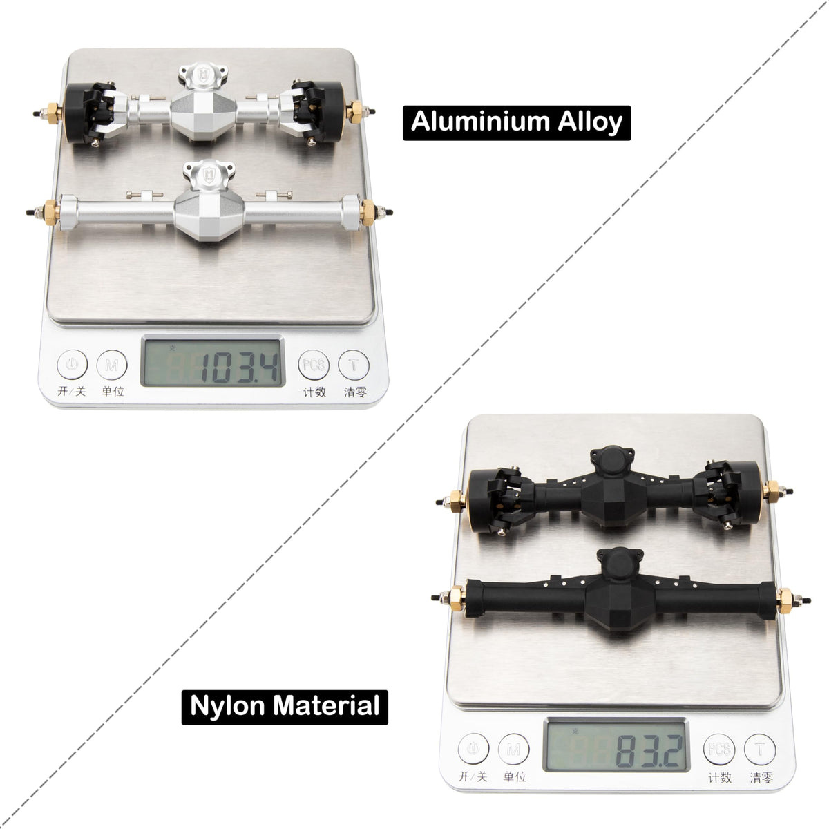 MEUS RACING compatible with stock servo mount and link riser.