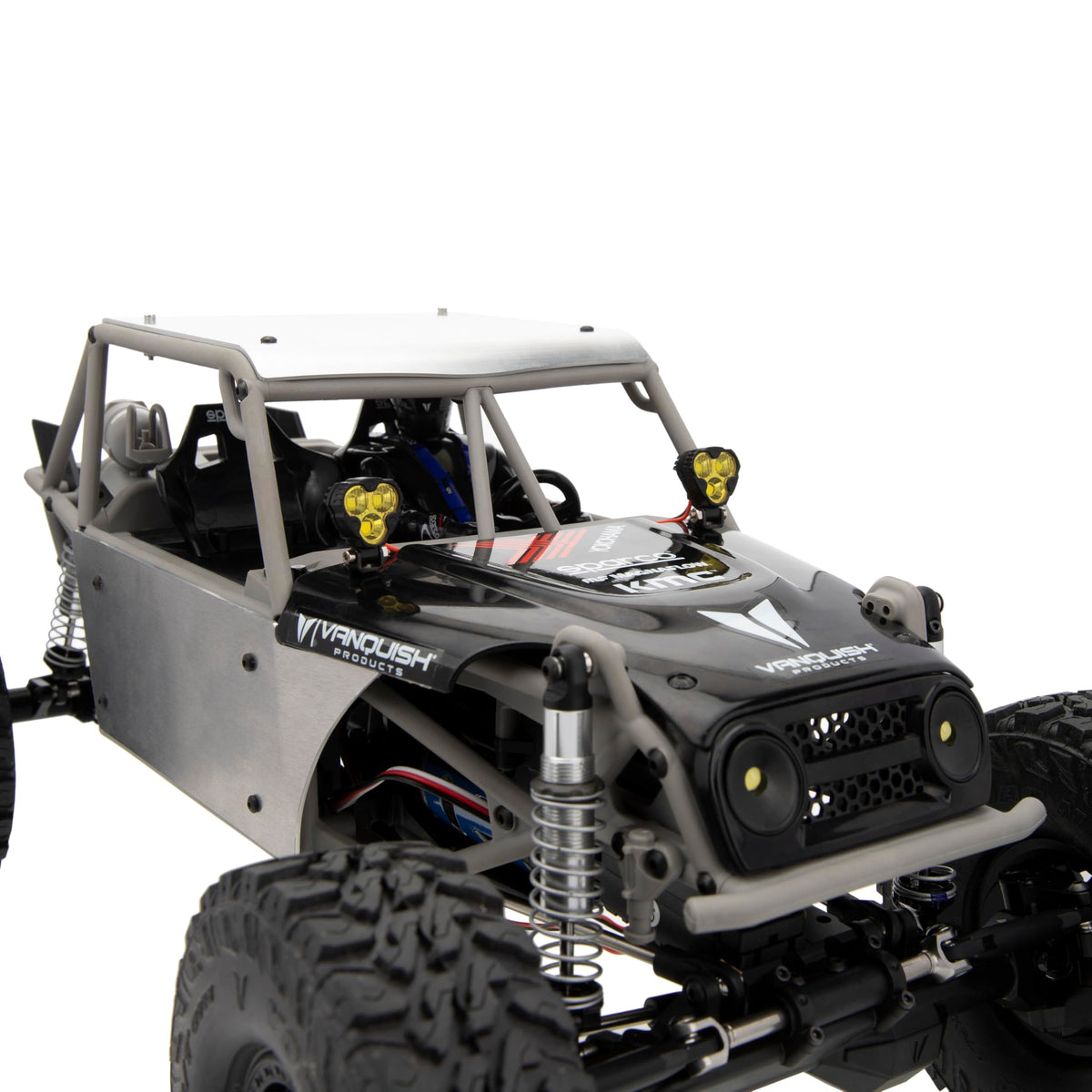 Amber and transparent lens option lets you customize beam color with MEUS RACING kit.