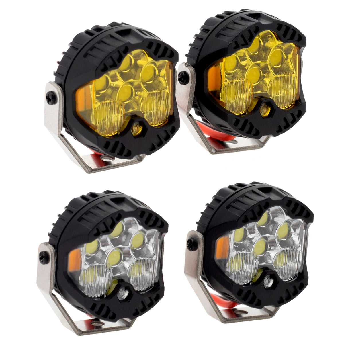 MEUS RACING RC Light Kit hive lights disassembled for easy customization during builds