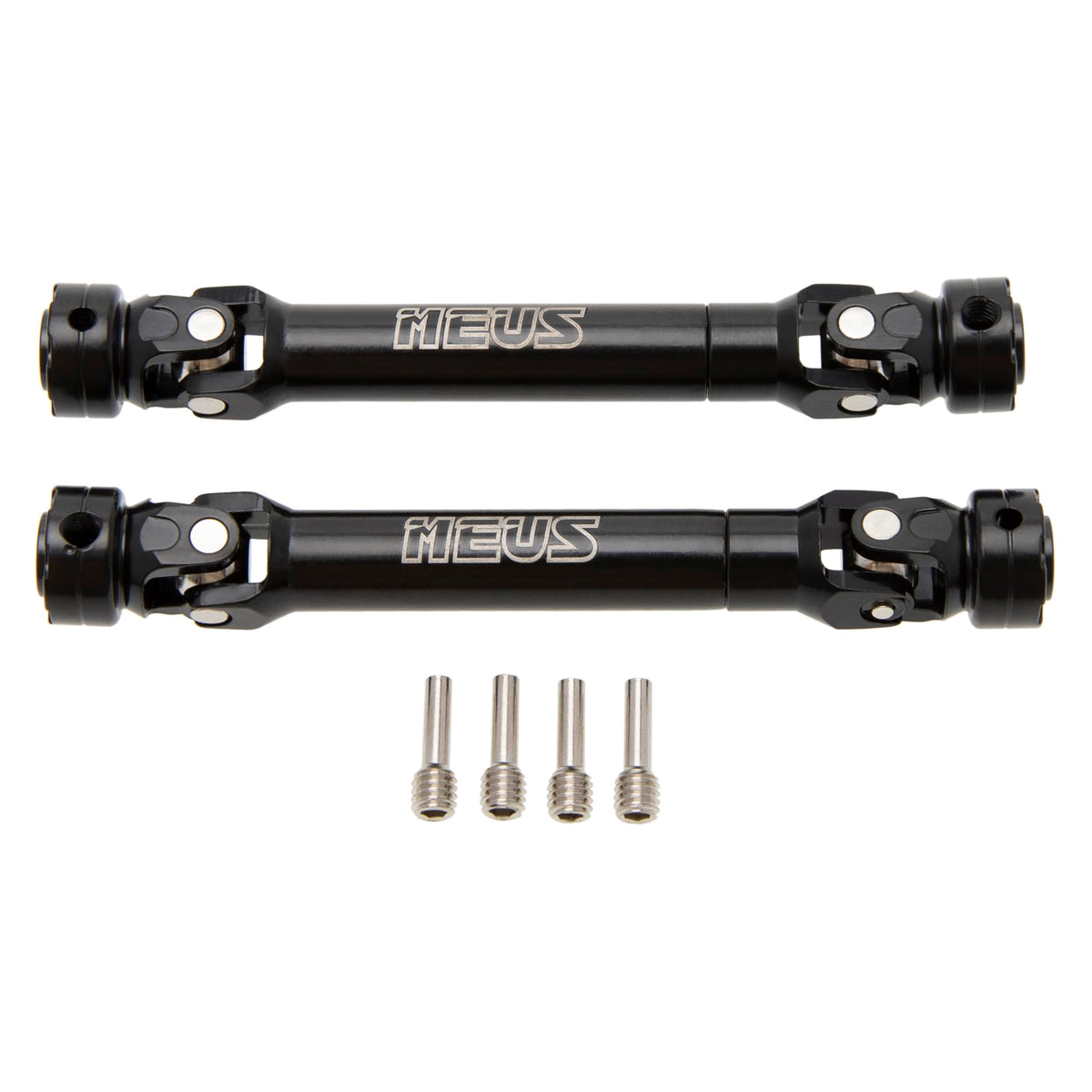 MEUS RACING SCX10 driveshafts 84mm—reliable power transfer for 1/10 crawlers.
