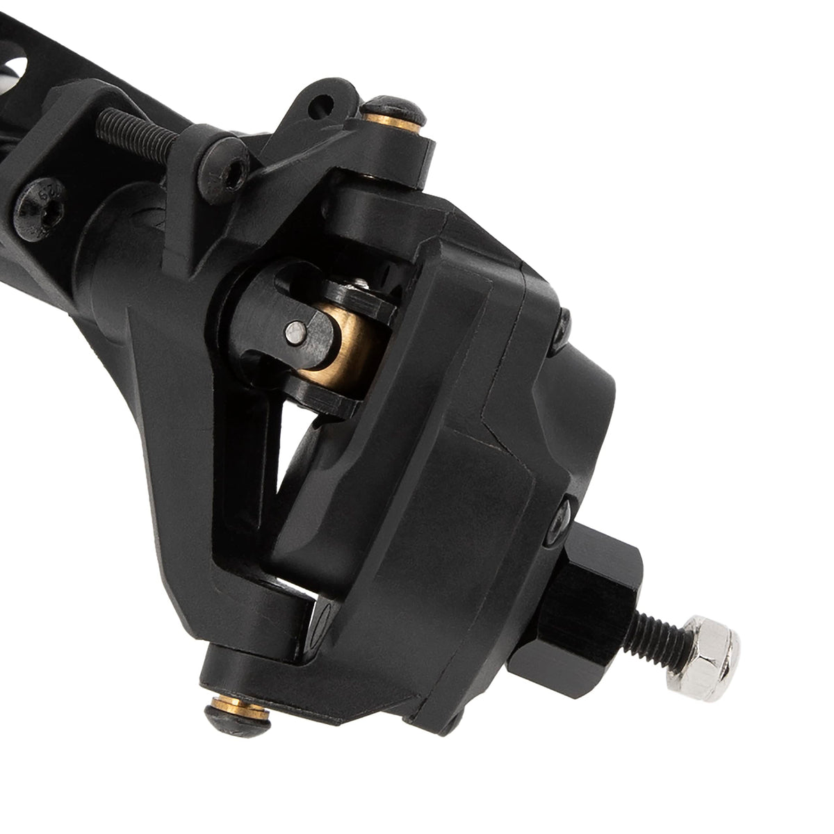 MEUS RACING front axle features C-knuckle design for stability