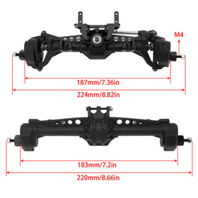 MEUS RACING rear portal axle with integrated structure increases stiffness