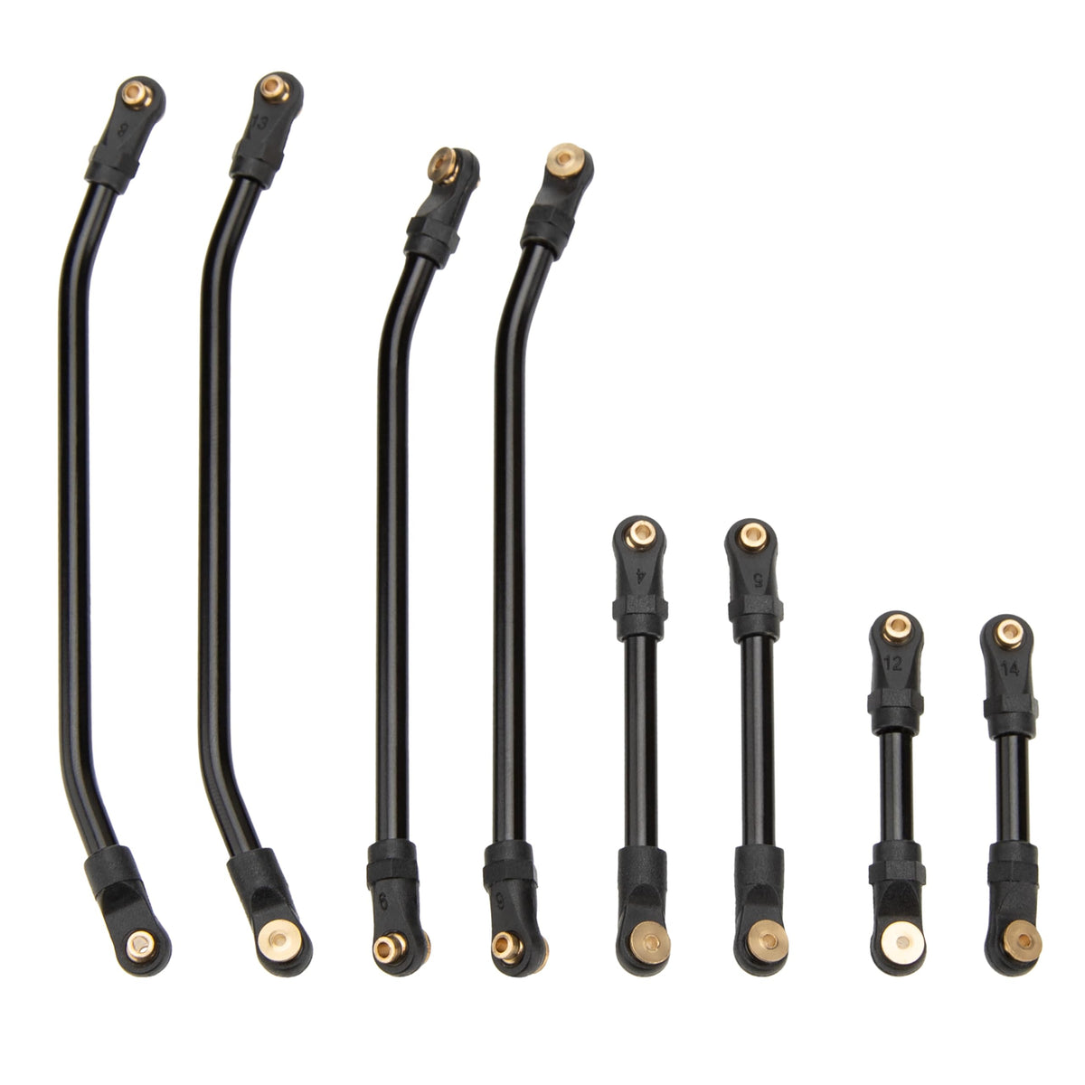 MEUS RACING Aluminum Dead90 links add light, durable performance