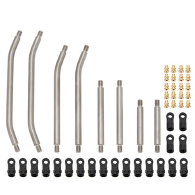 MEUS RACING SCX24 double-bent high-clearance links for rough terrain