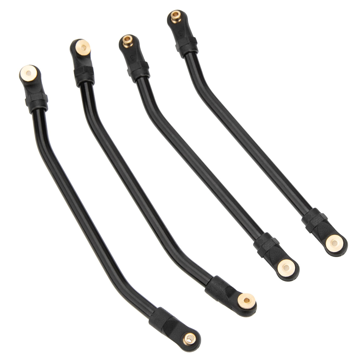 MEUS RACING SCX24 includes nylon rod ends and brass pivot balls for smooth articulation.