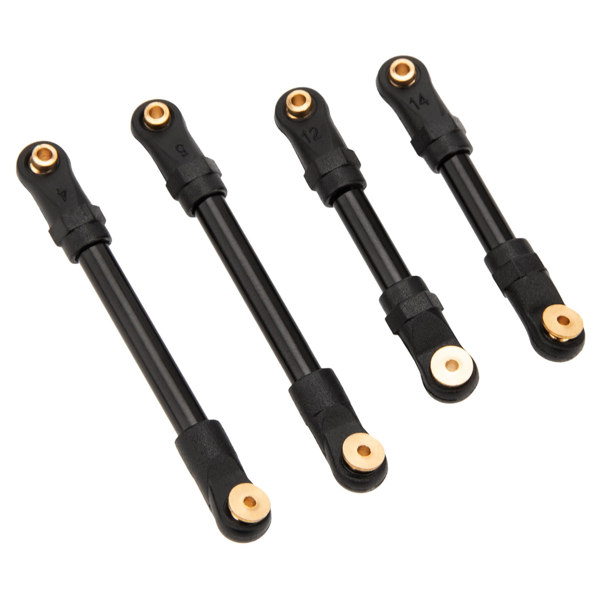 MEUS RACING nylon rod ends on Dead90 links smooth articulation