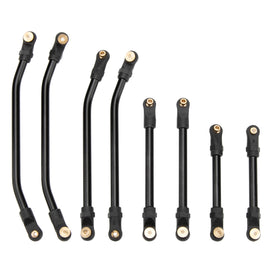 Replacement for stock Y-link with MEUS RACING SCX24 for smoother travel.