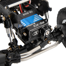 MEUS RACING SCX24 servo mounting kit enables quick upgrades