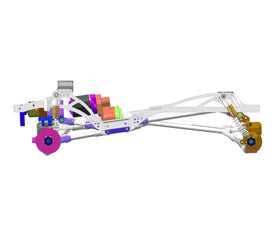 MEUS RACING SCX24 replacement for stock Y-link reducing shaft friction