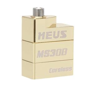 MEUS Racing brass gear-detail of 15.8g coreless servo for precision