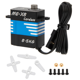 MEUS RACING V2 includes servo horns for quick setup