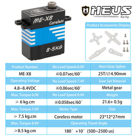MEUS RACING V2 with ME-X8 back wiring for clean installation