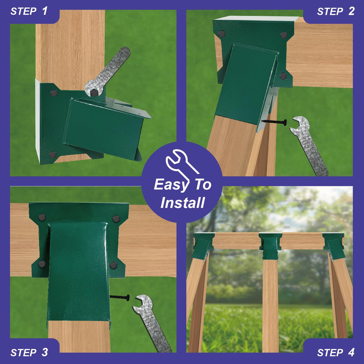 MEWSDEN backyard swing setup ready for family fun.