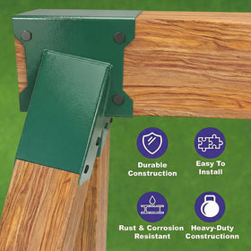 MEWSDEN triangular A-frame design provides wobble-free support.