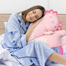 Mewaii axolotl plush 70 cm ideal as a body pillow and comfort friend
