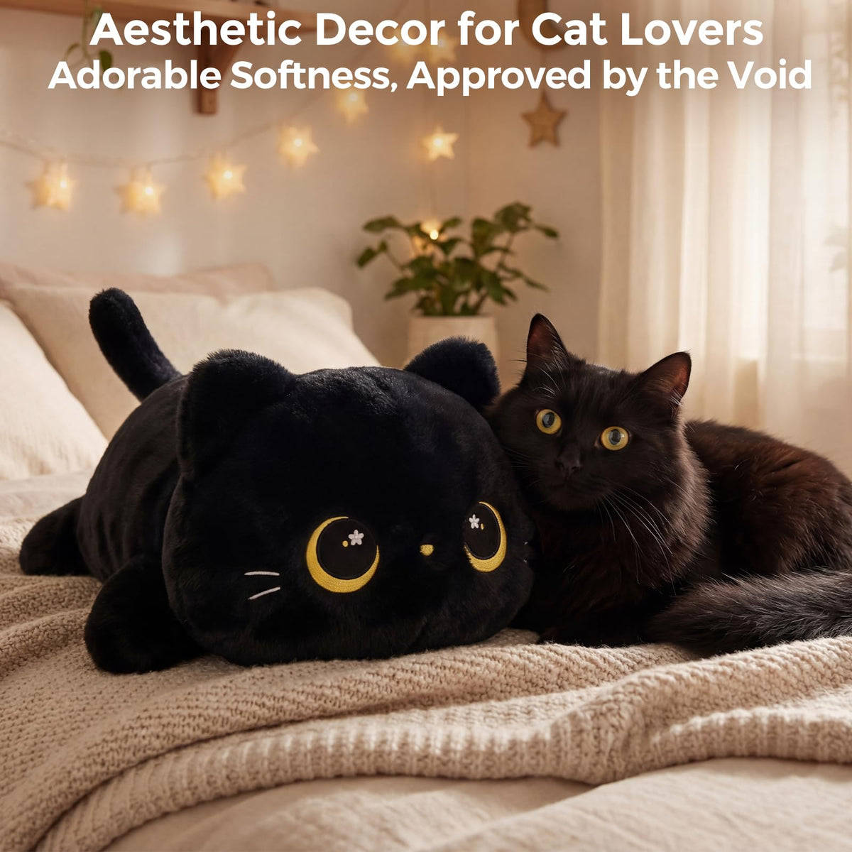 Mewaii cat plush room decor adds warm charm to any space.