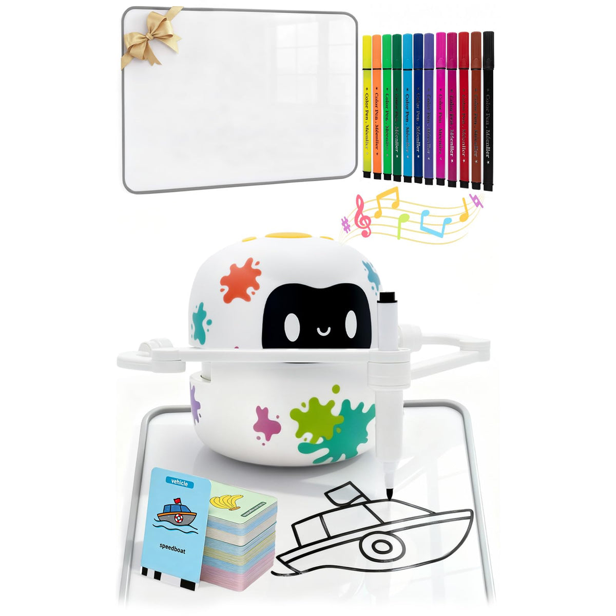 Mewaii drawing robot for kids guiding step by step sketches