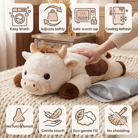 Mewaii ergonomic full-body hug design suited for laps and beds