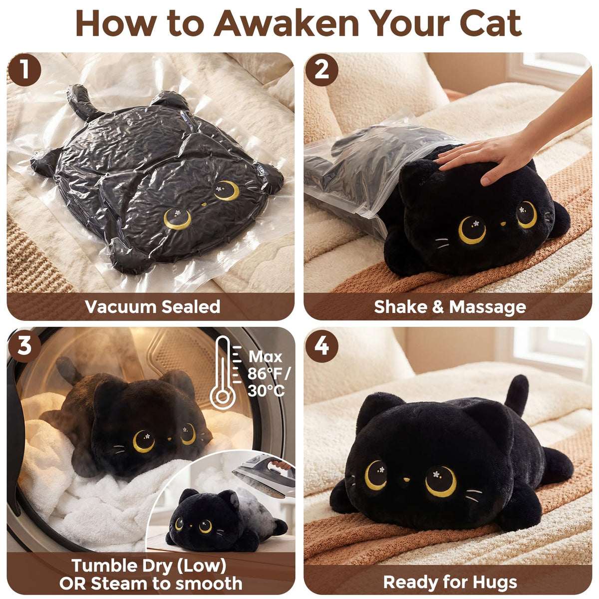 Mewaii gift-ready cat plush makes a thoughtful surprise for loved ones.