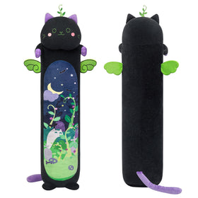 Mewaii long cat plush 50cm in soft fabric for cozy cuddles.