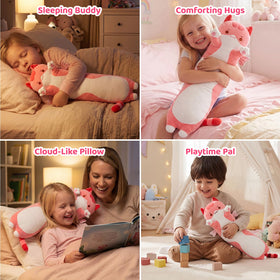 Mewaii Long Cat Plush fabric close-up emphasizes soft, flexible texture