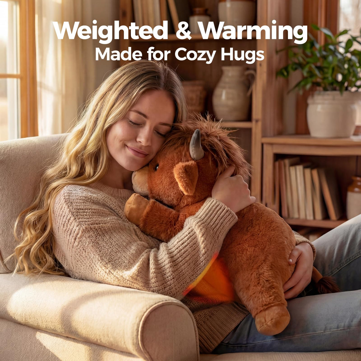 Mewaii removable microwavable heating pad delivers warm comfort up to 30 minutes.