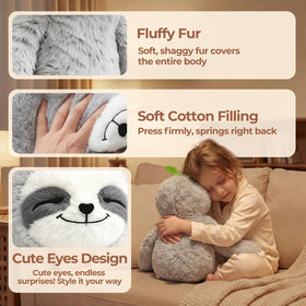Mewaii Sloth in bedtime snuggle scenario for restful moments