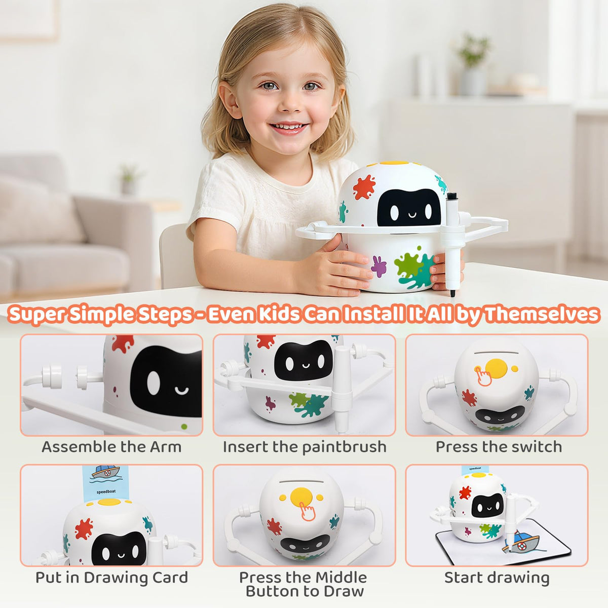 Mewaii Type C charging cable keeps the toy powered