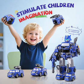 MEWOCHEE 5-in-1 transform toy click-connect action for satisfying builds