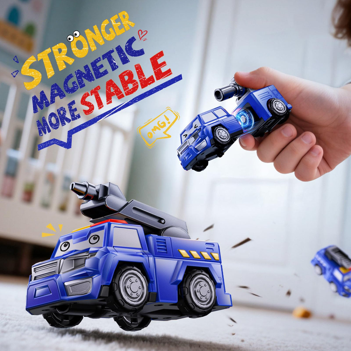 MEWOCHEE 5-in-1 transform toy easy assembly for little builders