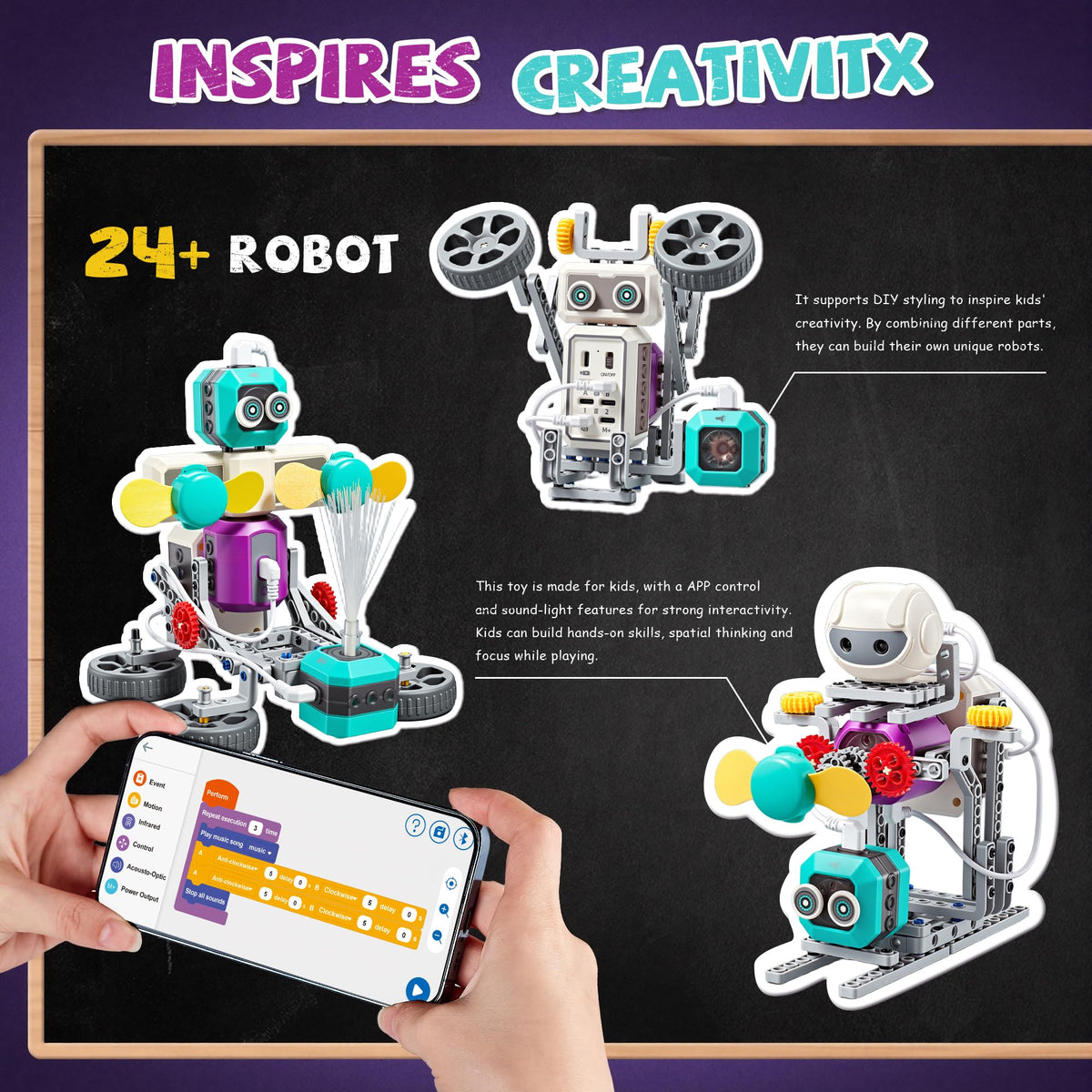 MEWOCHEE bubble-blowing robot adds fun science experiments.