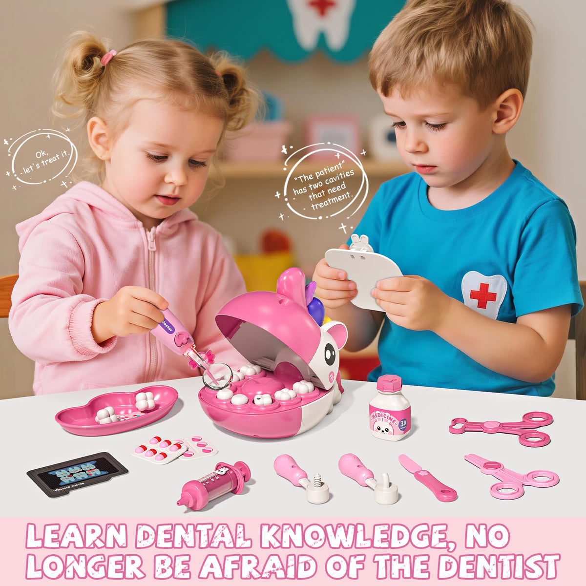 MEWOCHEE sugar and chocolate props support playful cavity lessons