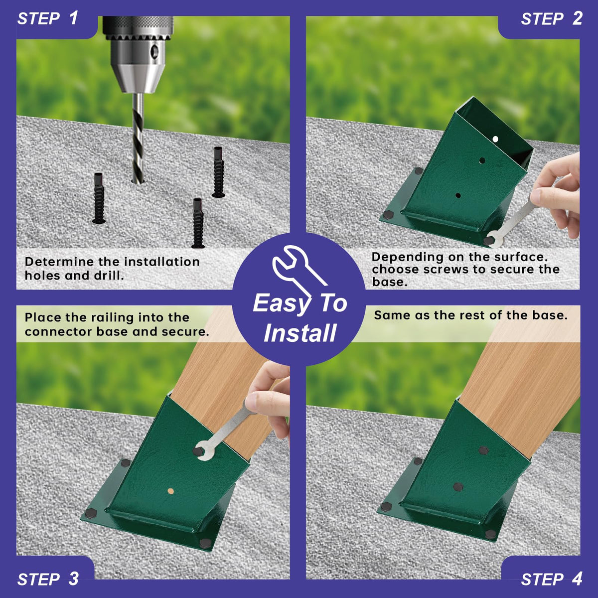 MEWSDEN A-frame structure brackets stabilize play sets for wobble-free fun.