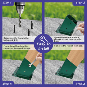 MEWSDEN A-frame structure brackets stabilize play sets for wobble-free fun.
