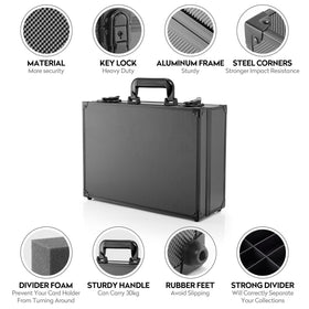 MewVeer Top Loader Case designed for 3x4 inch top loaders.
