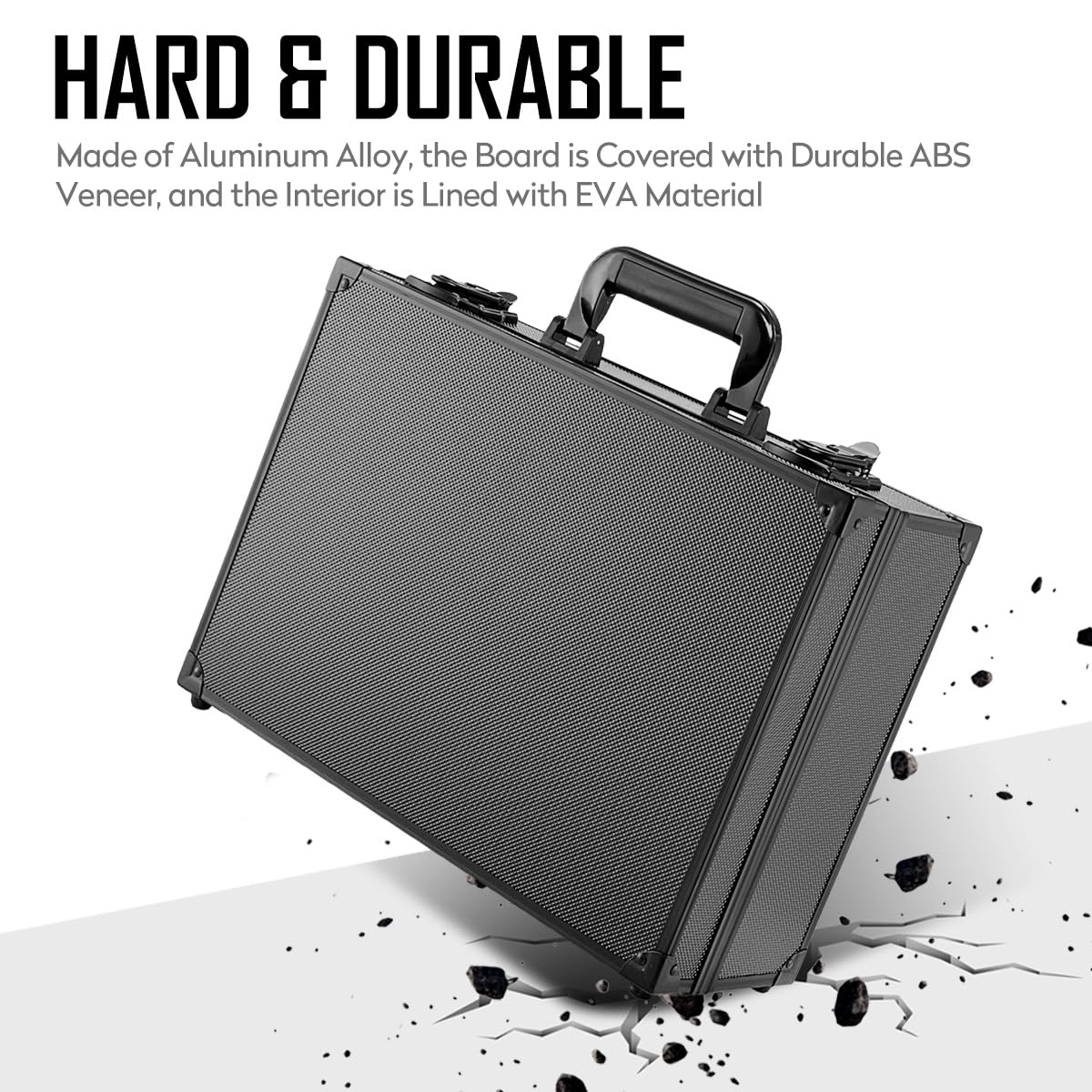 MewVeer Top Loader Case dual key locks for extra security.