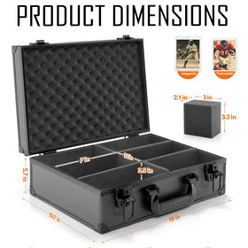 MewVeer Top Loader Case protects cards from moisture and dust.