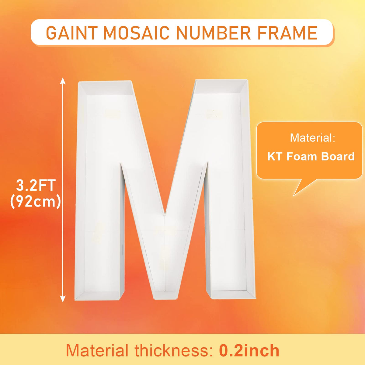 MEYSIMOON pre-cut foam board for quick, sturdy assembly.