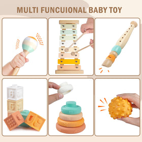 Meytccve Montessori-inspired baby play encourages hands-on learning