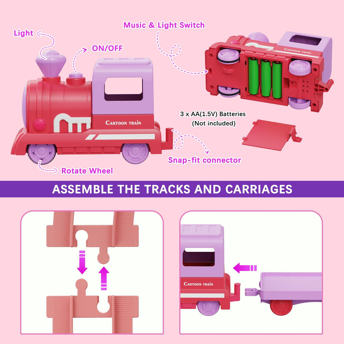 Meytccve toy uses safe, BPA-free materials with smooth edges for worry-free play.